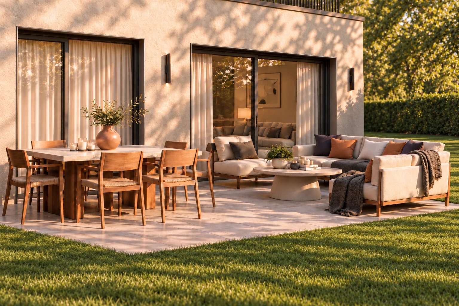 Terrasse et jardin